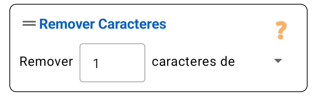 Remover Caracteres (Início/Fim)