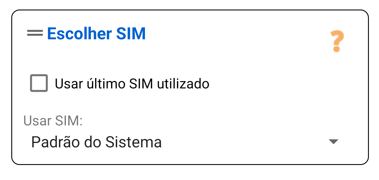 Escolher SIM