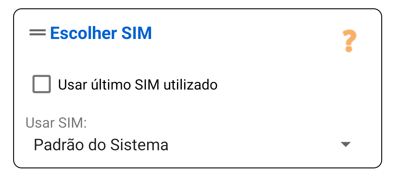 Escolher SIM