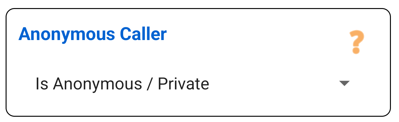 अज्ञात कॉलर