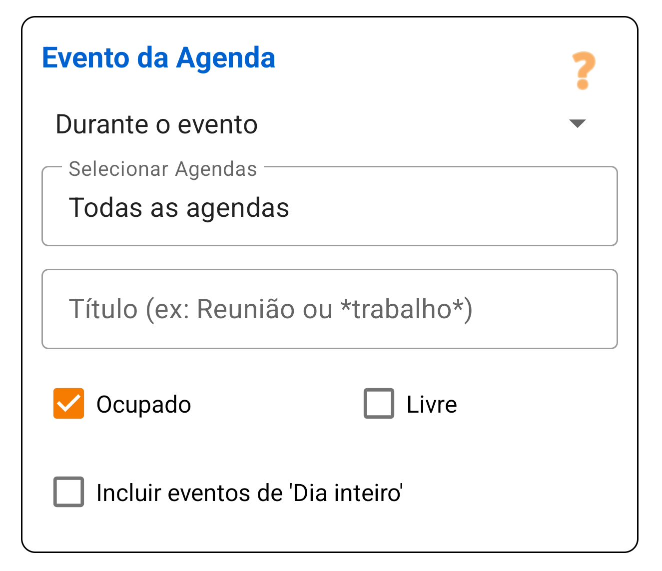 Evento da Agenda