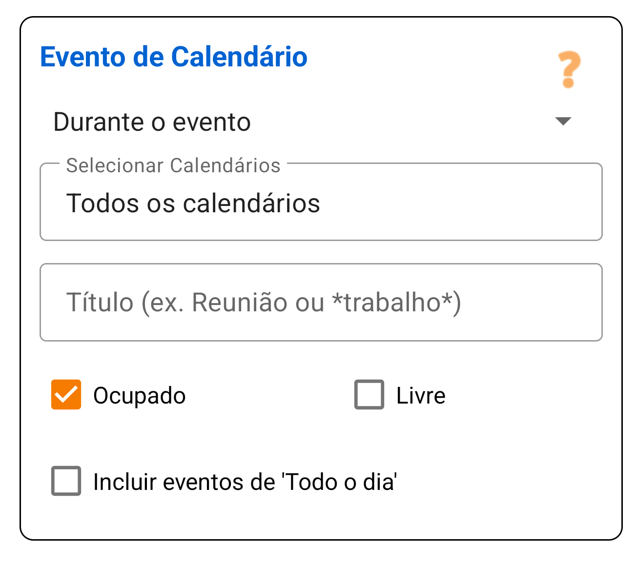 Evento da Agenda