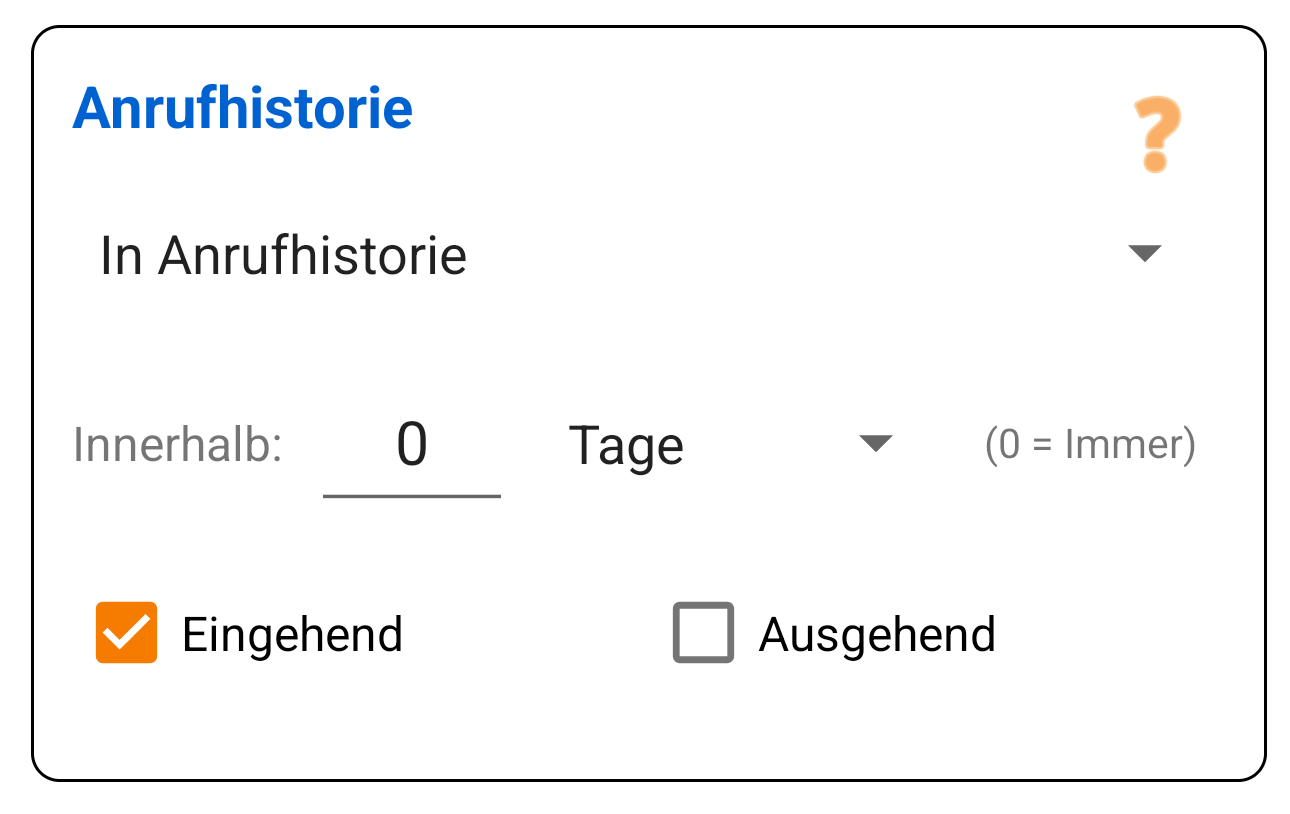 Eingehende Historie