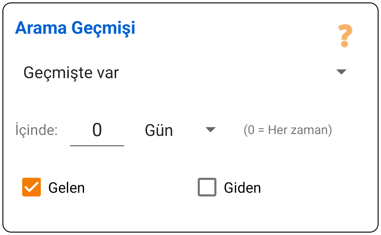 Gelen Geçmişi