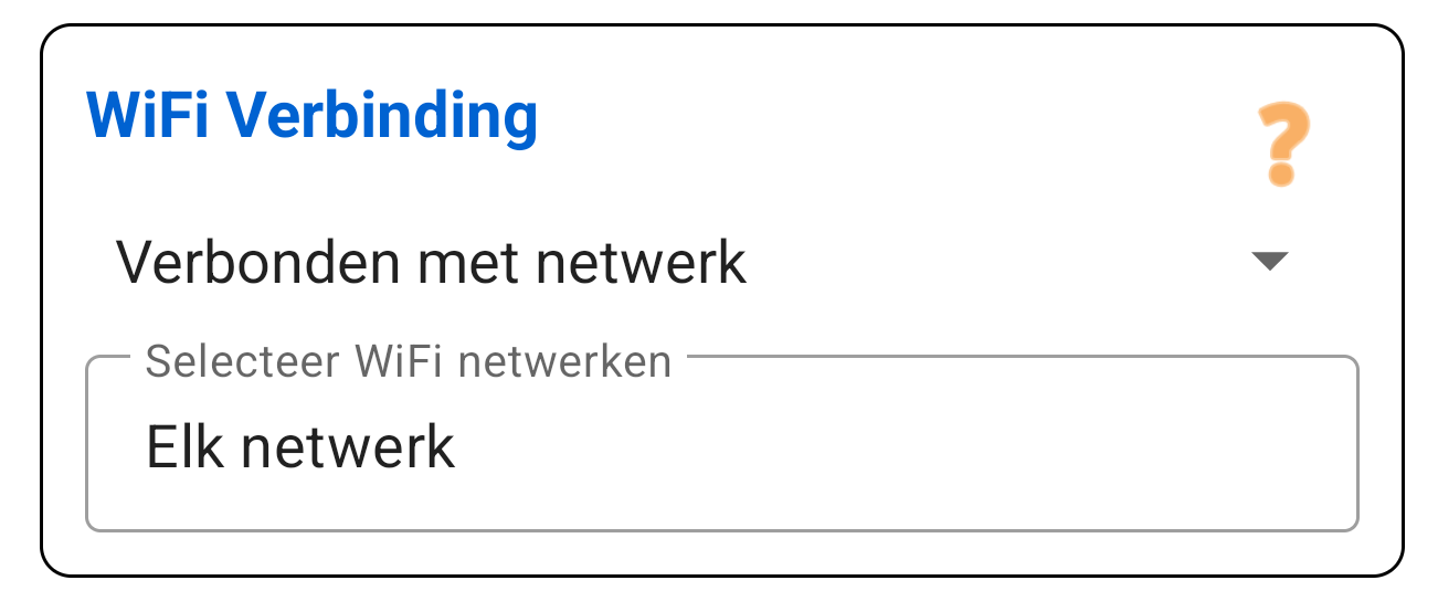 Wi-Fi Netwerk