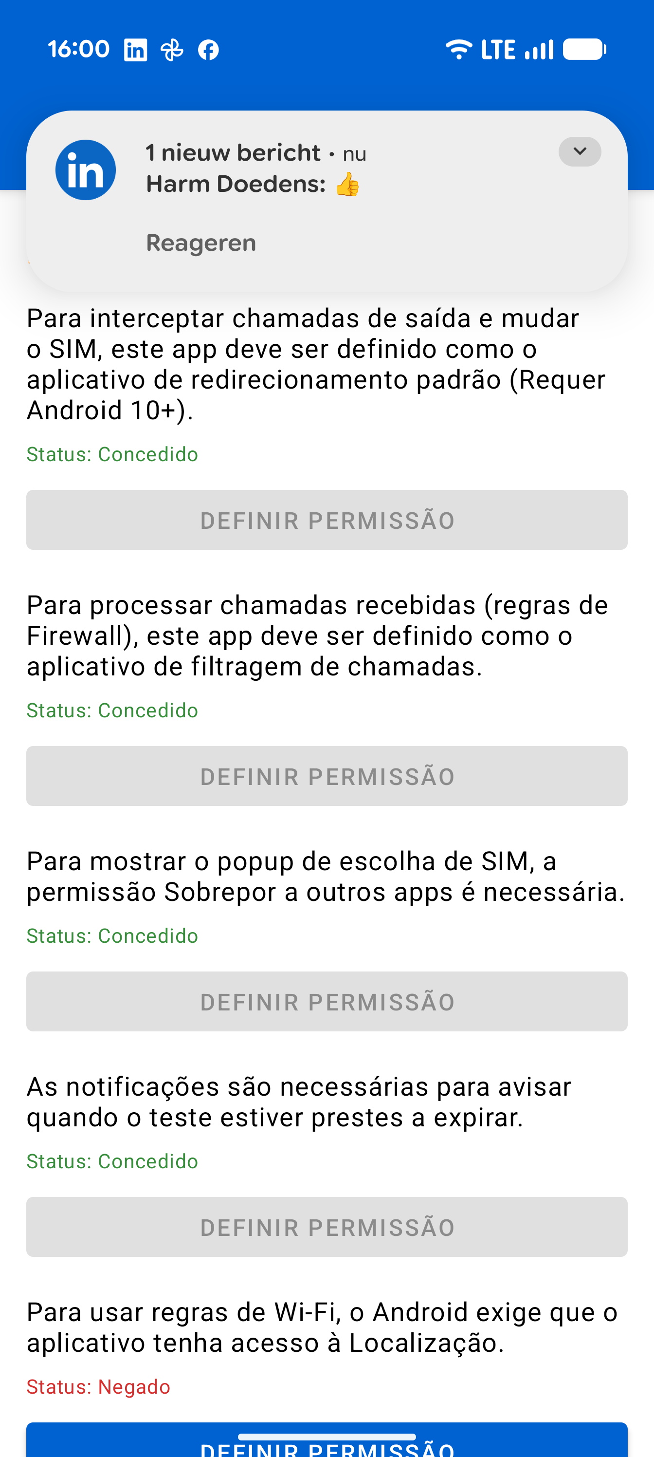 Settings Permissions