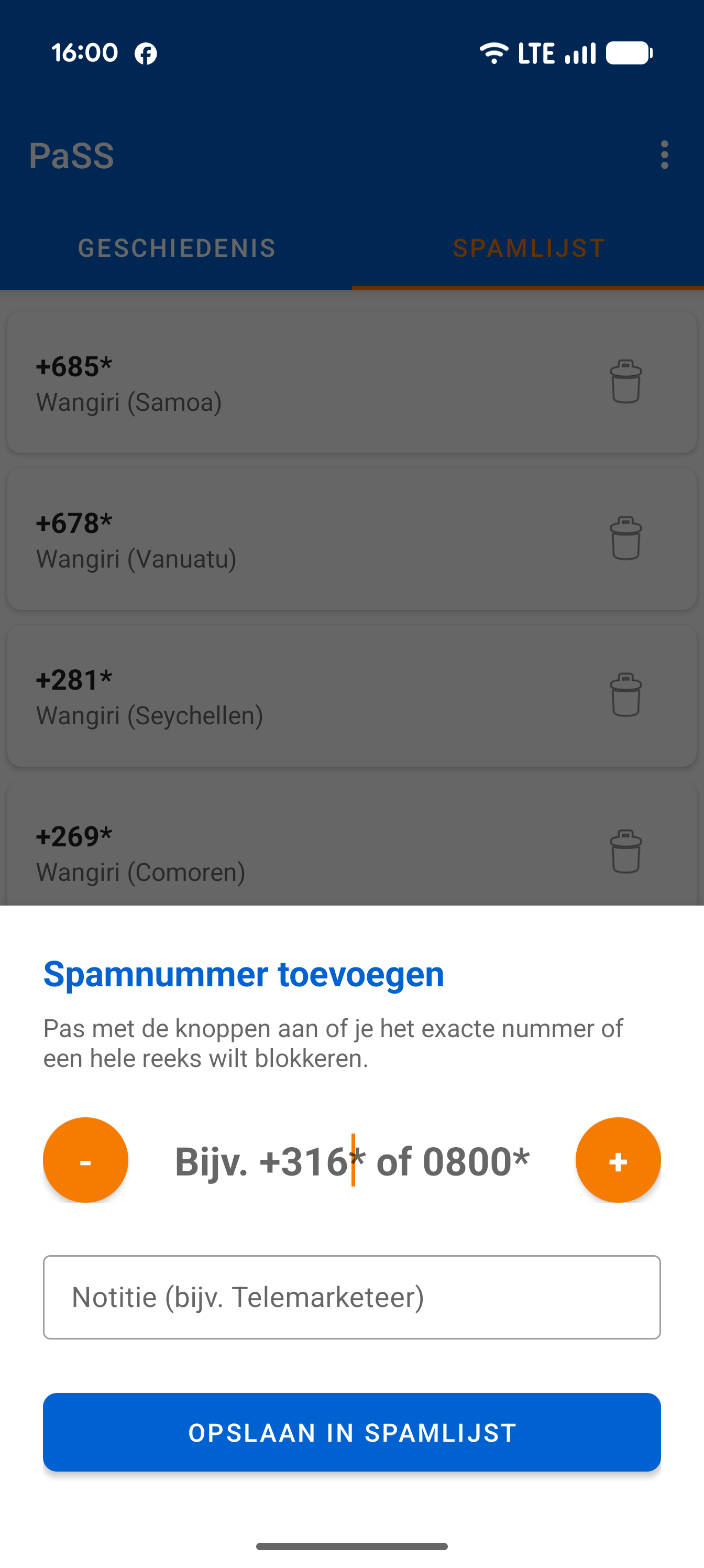 Add Spam