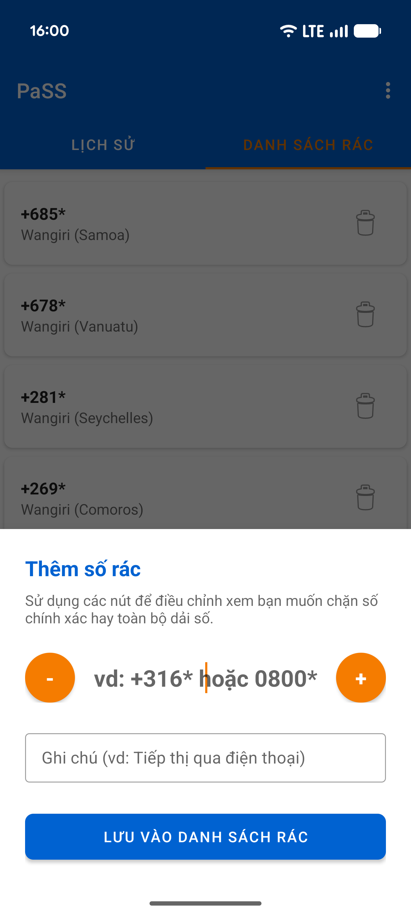 Add Spam Wildcard