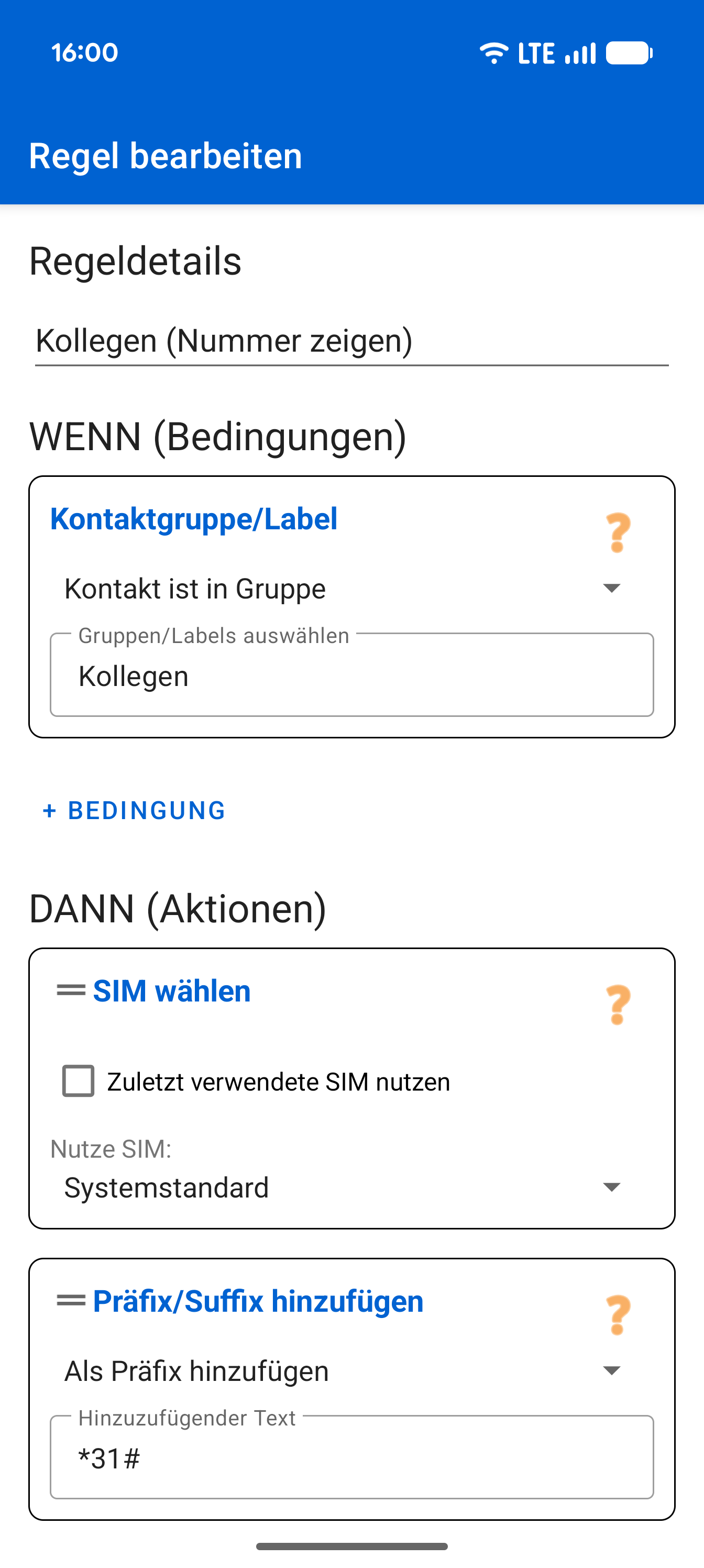 Der Regel-Editor